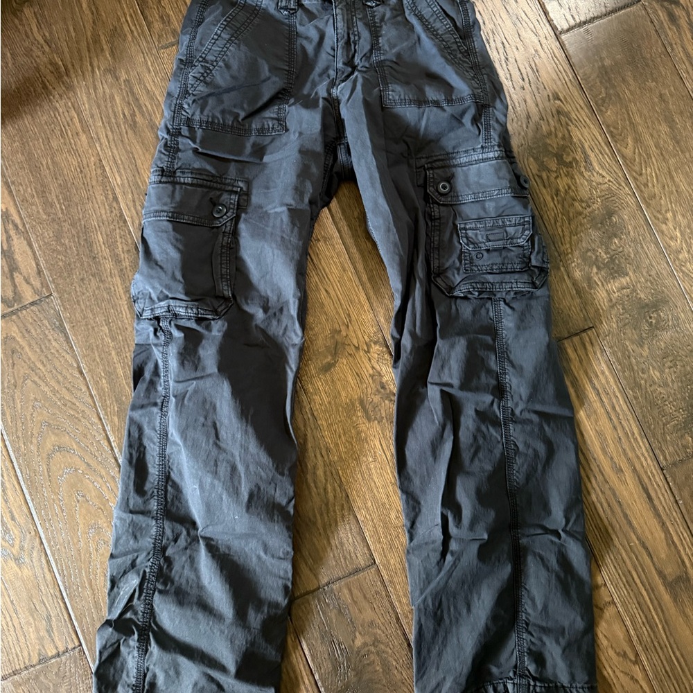 American Eagle Outfitters Dark Gray Cargo Pants